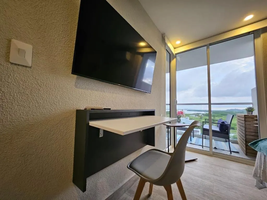 شقة Apartamento Con Jacuzzi Privado, Vista Al Mar, Sector Exclusivo Cartagena